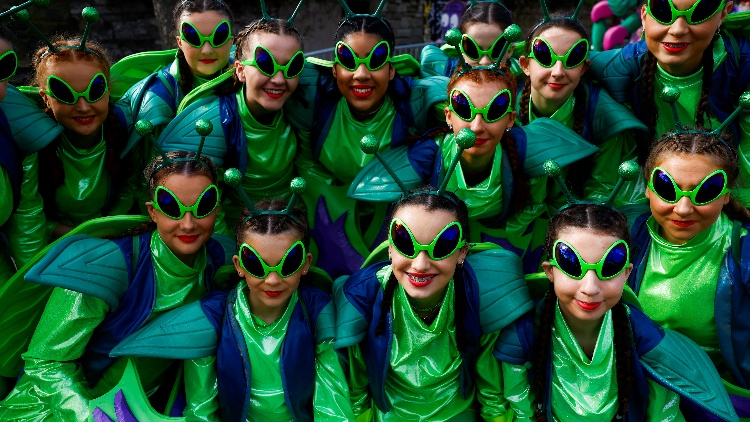 多圖丨愛(ài)爾蘭慶祝聖帕特里克節(jié)