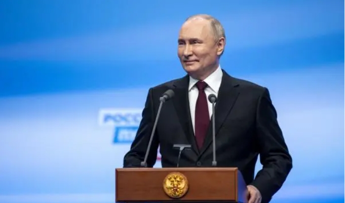 普京勝選表態(tài)：竭盡所能實現(xiàn)國家主要任務和目標