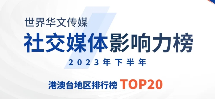 排名躍升10位！世界華文傳媒新媒體影響力榜發(fā)布，澳門商報上榜