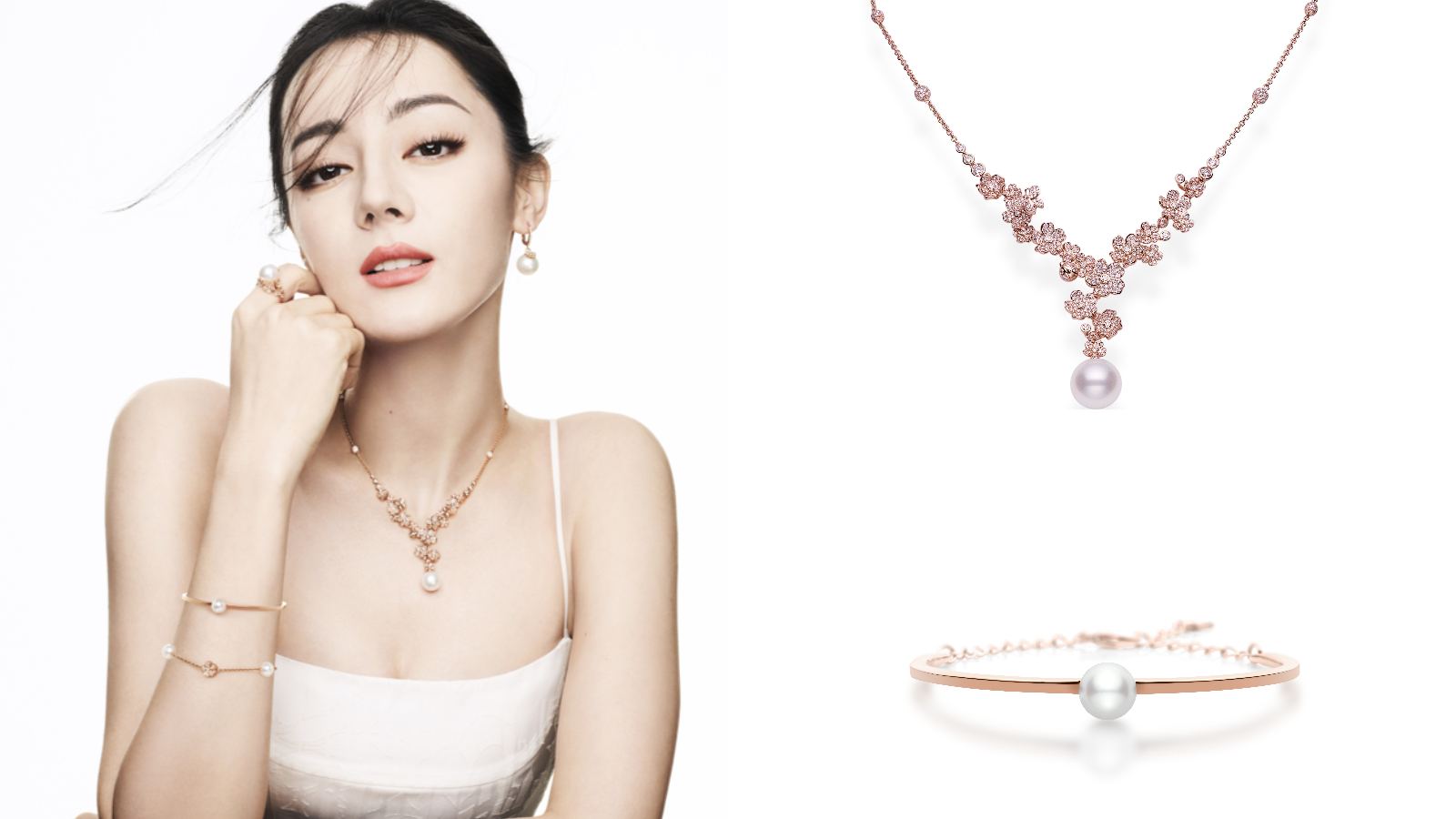 ?【時尚】迪麗熱巴演繹春日櫻花系列珠寶