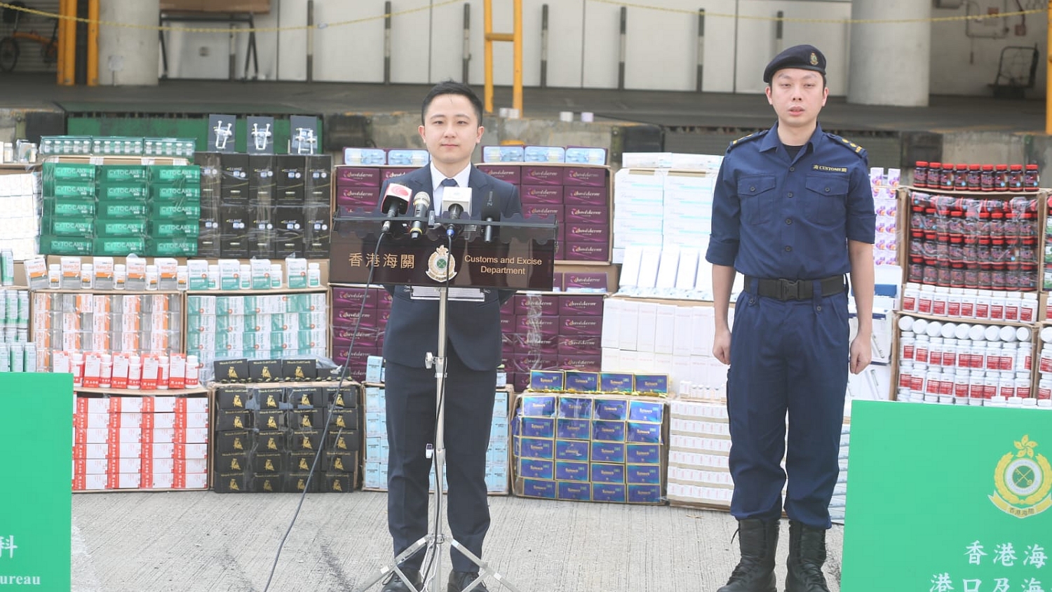 海關(guān)破內(nèi)河船走私 檢2000萬(wàn)元受管制藥劑製品