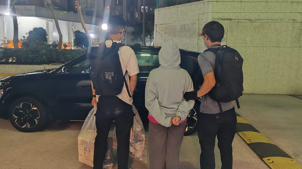 警破牛頭角毒品儲(chǔ)存?zhèn)} 拘一女檢值36萬(wàn)元氯胺酮