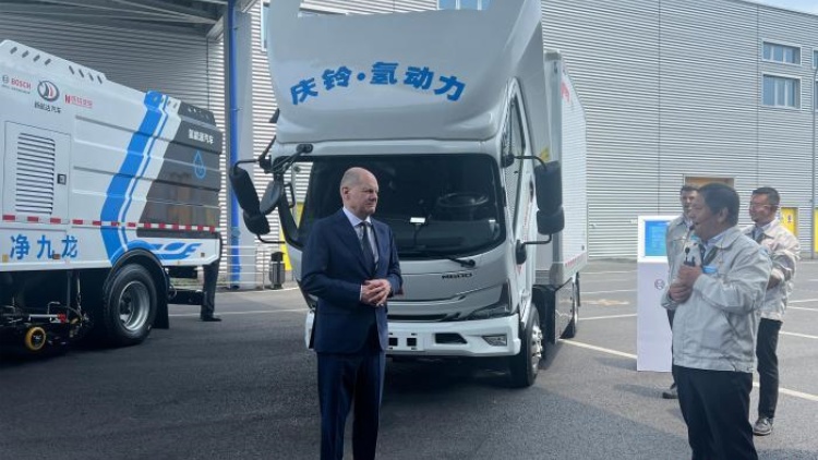 德國總理朔爾茨抵達(dá)重慶開啟訪華之旅