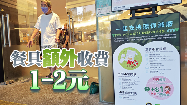 首階段「走塑」法例今起實施 仍有市民付費購買即棄餐具