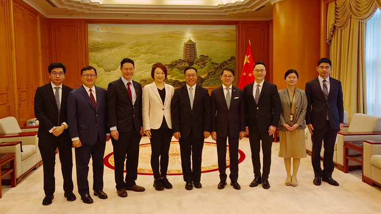 民建聯(lián)拜訪崔建春 就民間外交解說國安條例等議題進行交流