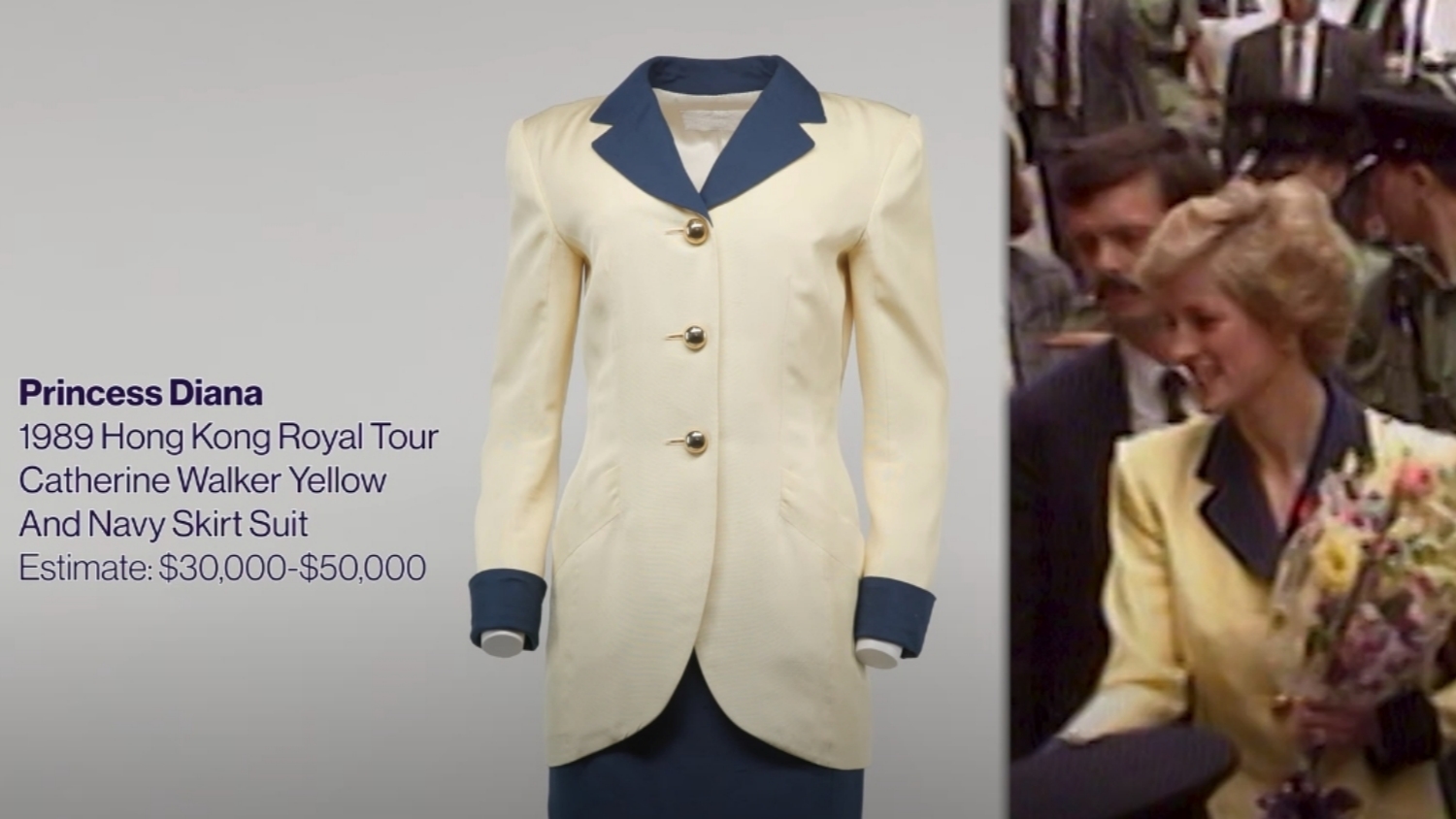 免費(fèi)參觀戴安娜珍藏展 1989年訪港經(jīng)典套裝重現(xiàn)