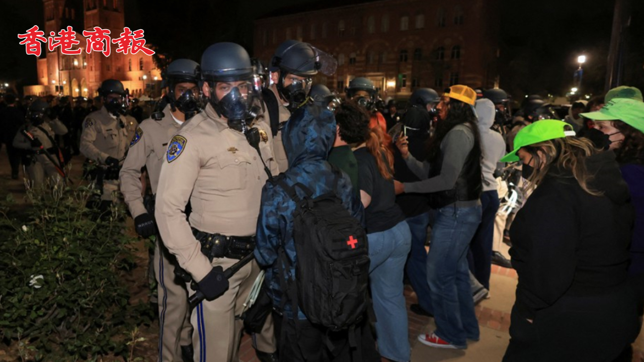 有片丨上千人被捕！美國(guó)高?？棺h活動(dòng)升級(jí) 大批警力進(jìn)入校園