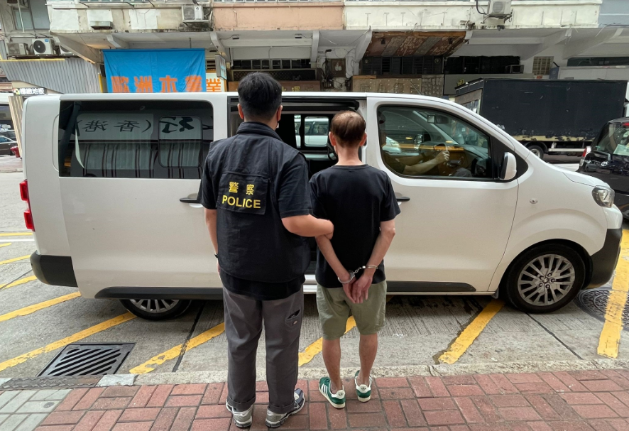 旺角搗破賣淫場(chǎng)所 警方拘捕一名男主持