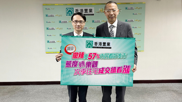 【港樓】樓市撤辣提振 調(diào)查：六成市民置業(yè)意慾增加