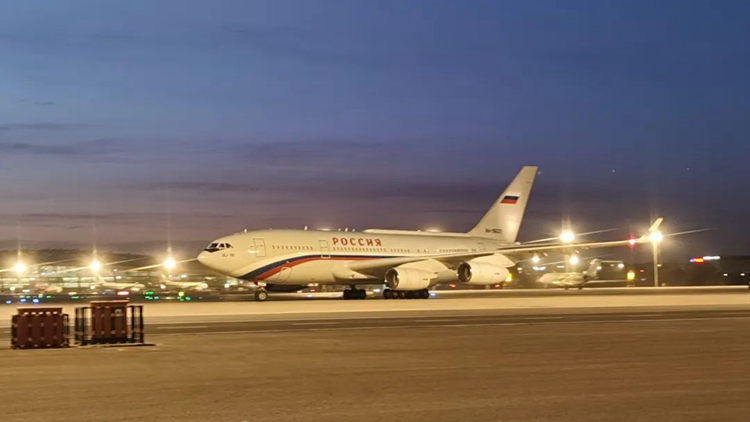 俄羅斯總統(tǒng)普京抵達(dá)北京