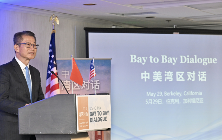 陳茂波訪美出席兩大型會(huì)議 稱兩個(gè)灣區(qū)有龐大合作空間