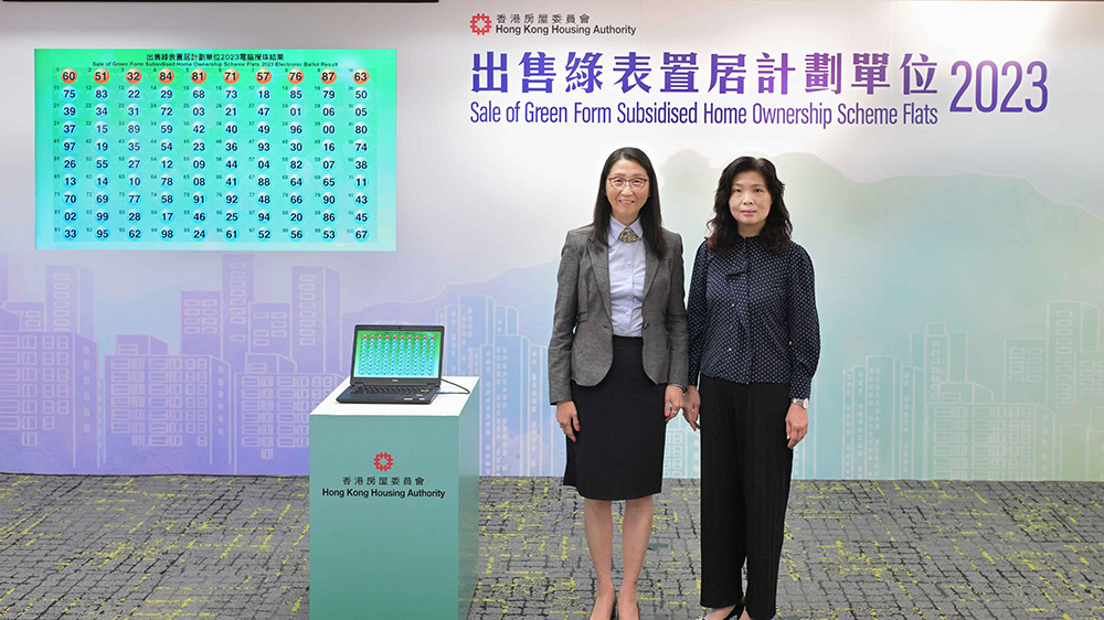 「綠置居2023」攪珠結(jié)果公布 即睇頭十個(gè)揀樓號(hào)碼