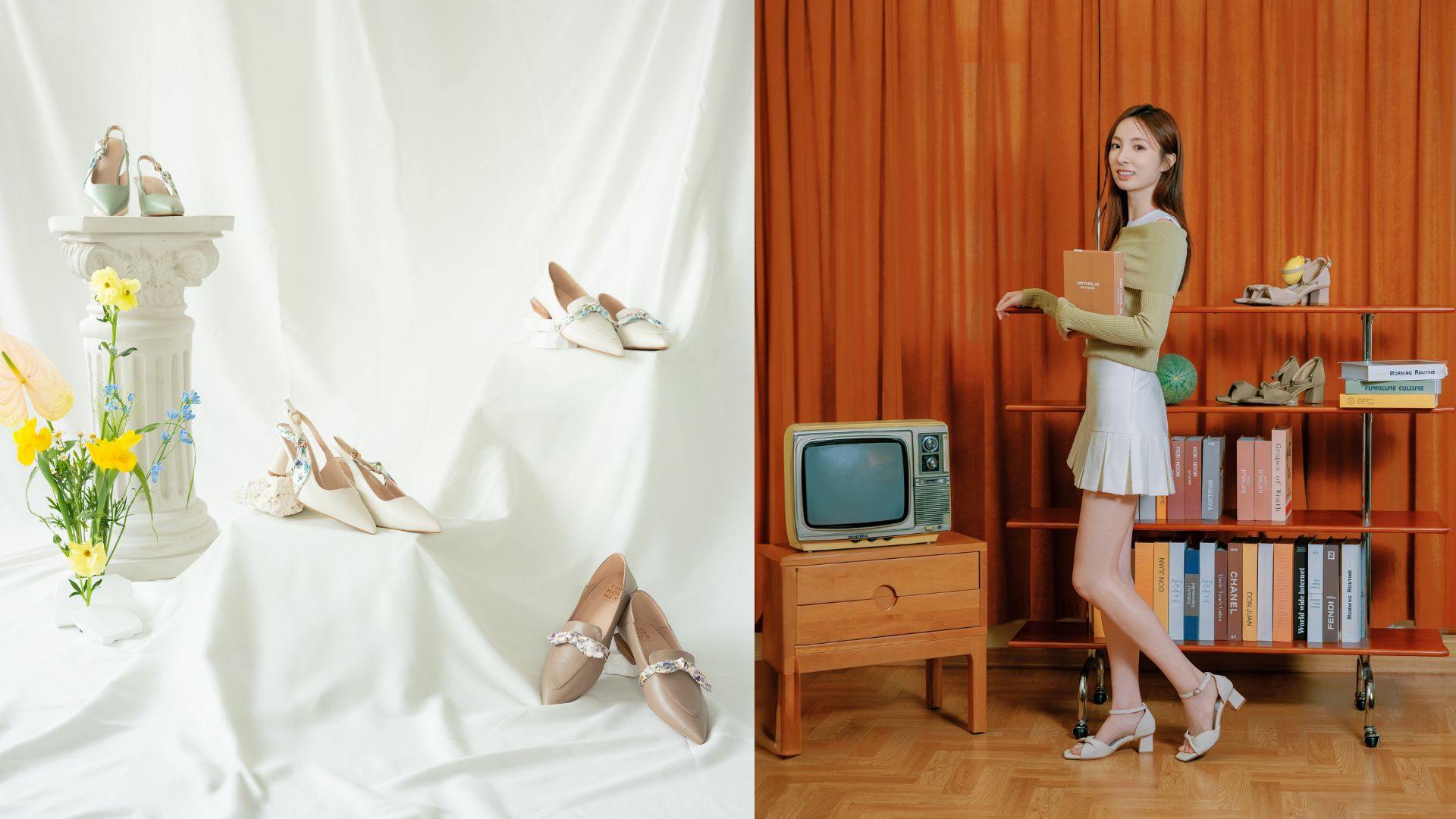 【時尚】可持續(xù)花藝浪漫鞋款 