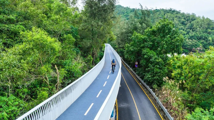 深圳看海新地標(biāo)！大鵬溪涌海濱棧道開放了~