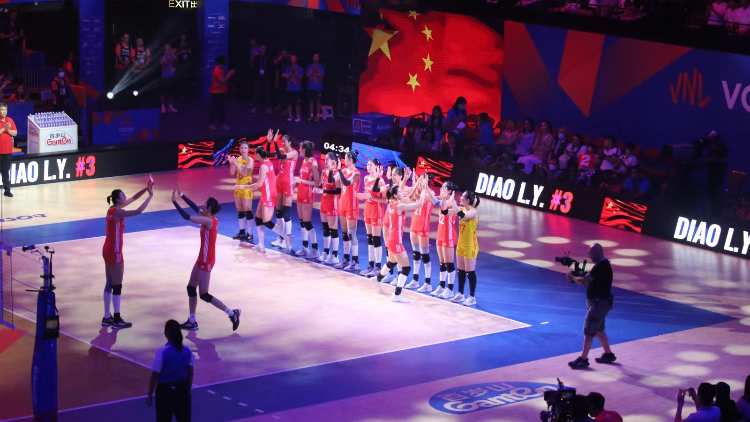 圖集丨3:0輕勝德國！中國女排再下一城