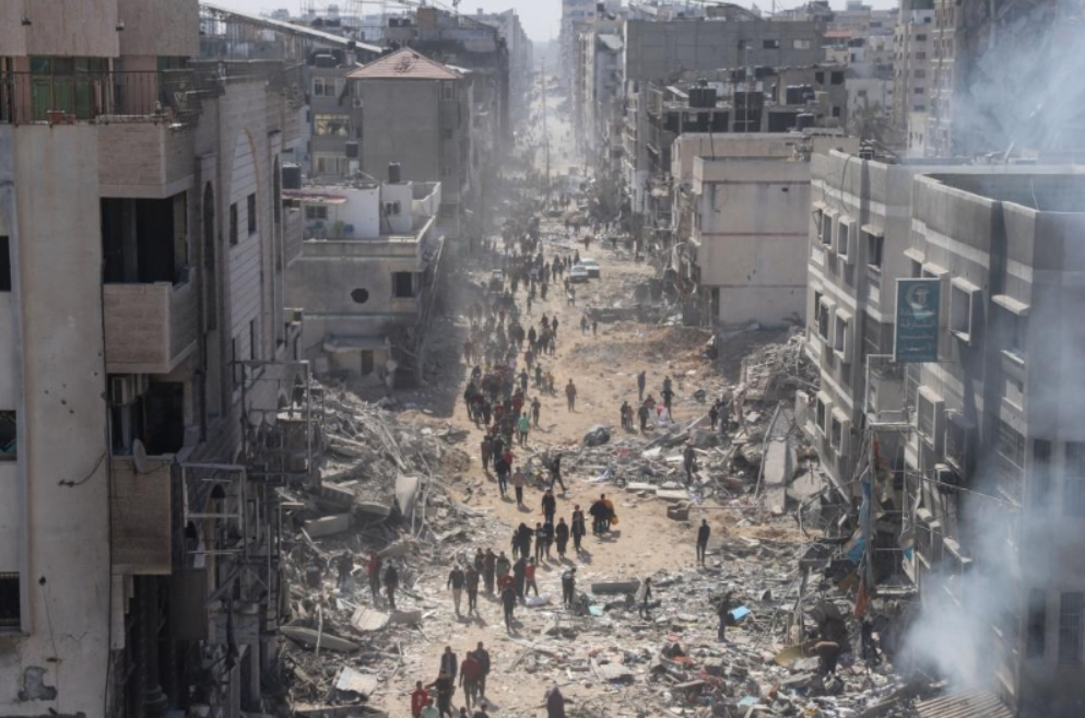 以軍宣布在加沙南部實(shí)行「戰(zhàn)術(shù)暫?！? title=