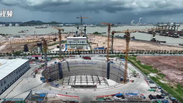 大灣區(qū)又一跨江通道有新進(jìn)展！獅子洋通道主橋錨碇完成底板施工