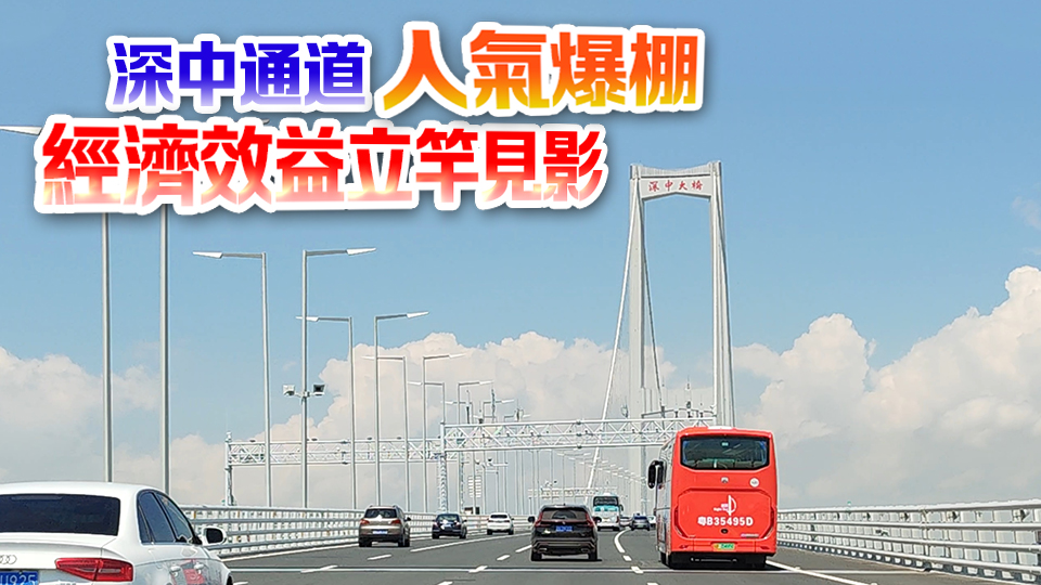【深度觀察】深中通道人氣爆棚 經(jīng)濟(jì)效益立竿見(jiàn)影