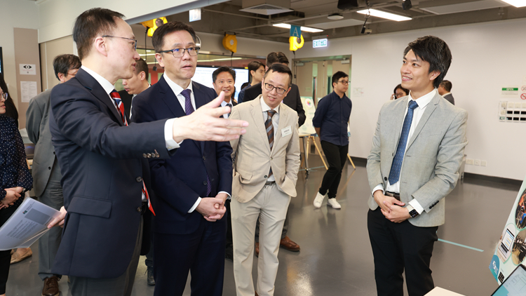 孫東到訪教大 了解創(chuàng)科研究成就及最新進展