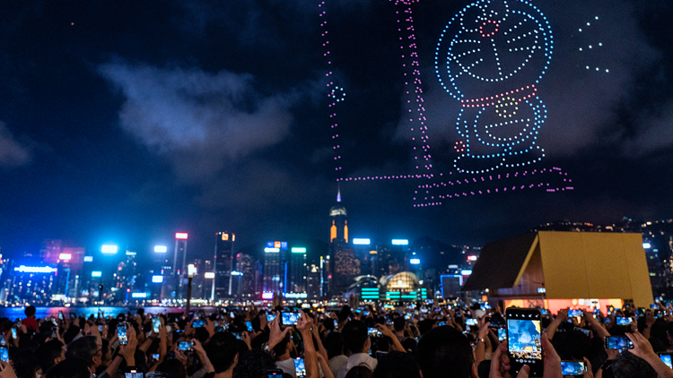 多啦A夢無人機(jī)表演明晚尖東上演 將實施人流管理及特別交通安排