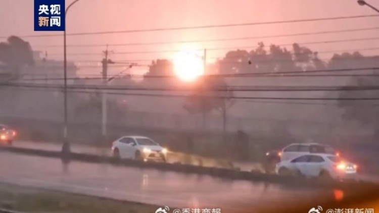 颱風(fēng)「格美」在臺灣宜蘭縣南澳附近登陸