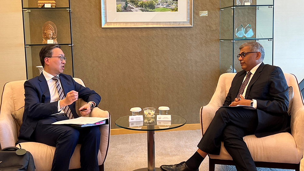 林定國(guó)今續(xù)新加坡訪問(wèn)行程 明日出席第一屆首席法律顧問(wèn)論壇