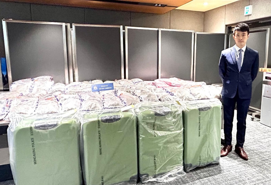 警方青衣反毒品行動(dòng) 拘一男檢3200萬(wàn)元大麻花