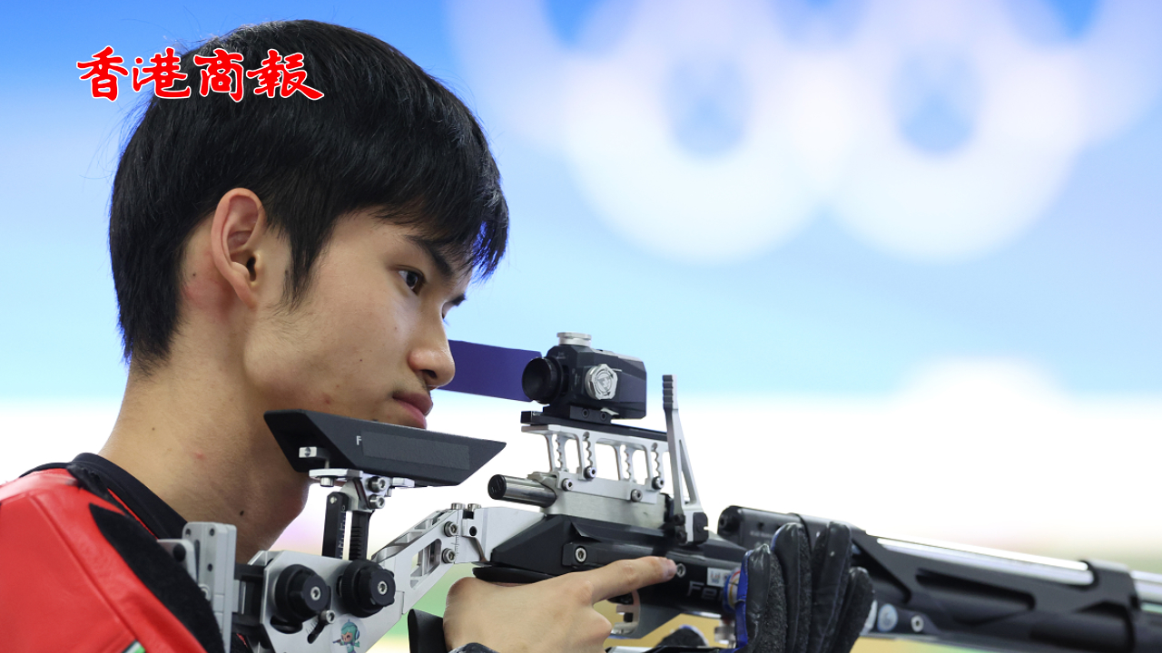 有片 | 中國(guó)隊(duì)第五金！盛李豪@光靠干飯就 奪得男子10米氣步槍金牌！