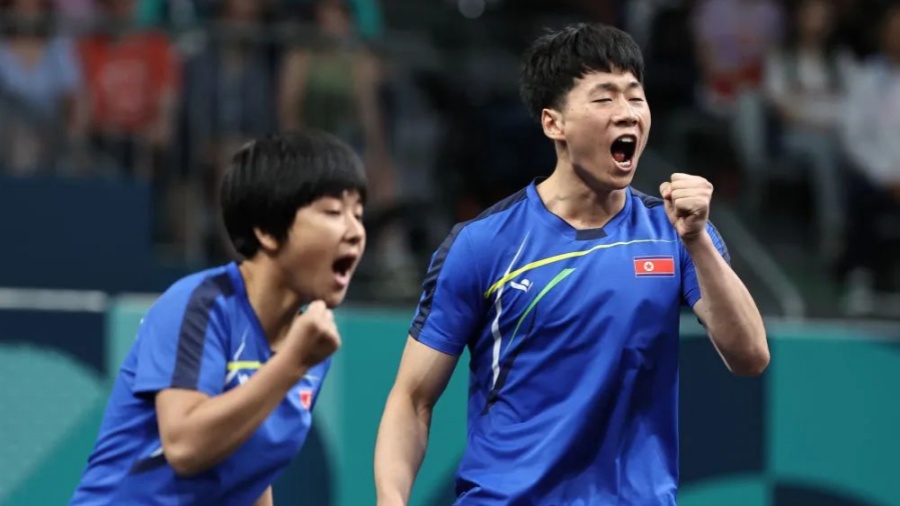 朝鮮「神秘之師」4比3戰(zhàn)勝中國(guó)香港組合 今晚對(duì)戰(zhàn)「莎頭組合」