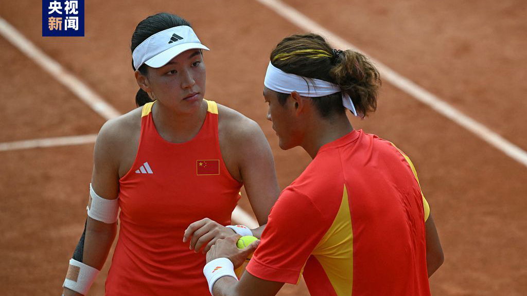 創(chuàng)造歷史！張之臻/王欣瑜闖入巴黎奧運會網(wǎng)球混雙決賽