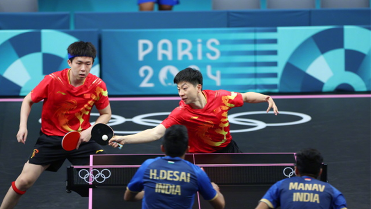 巴黎奧運｜國乒男團(tuán)「開門紅」