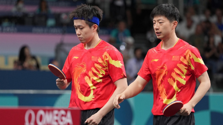 巴黎奧運(yùn) | 馬龍王楚欽3比0戰(zhàn)勝印度組合