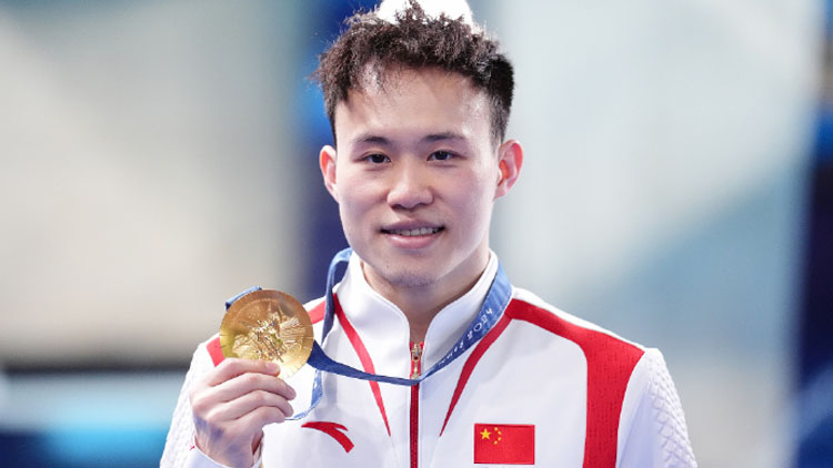 巴黎奧運(yùn)丨第27金！謝思埸跳水3米板金牌