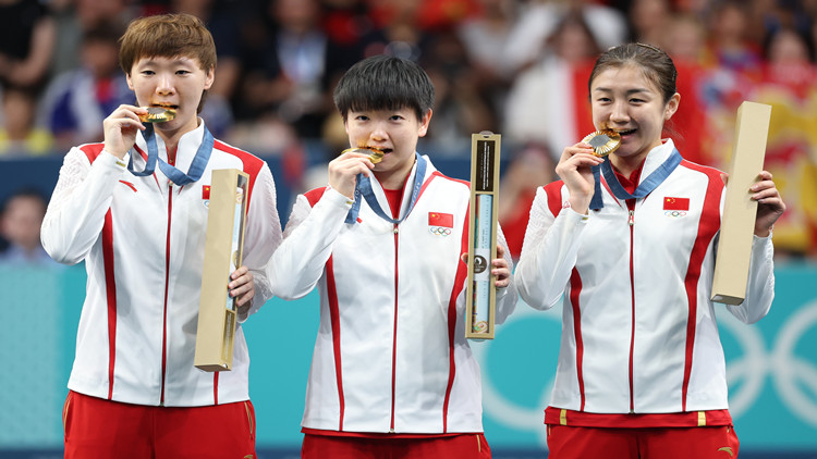 巴黎奧運 | 包攬五金！一起回顧國乒巴黎超暖高燃名場面