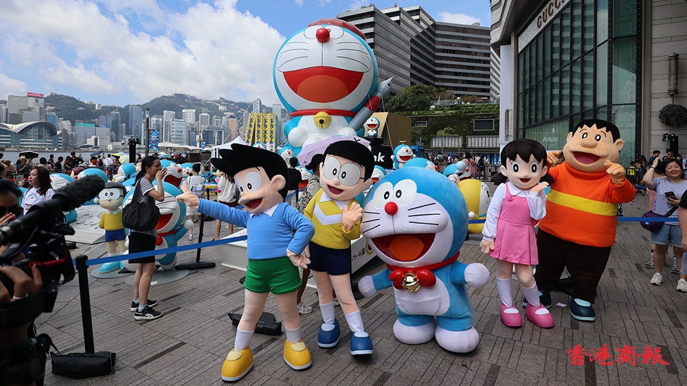 多圖｜多啦A夢展免費展區(qū)最後一天 展覽連日來吸引500萬人次