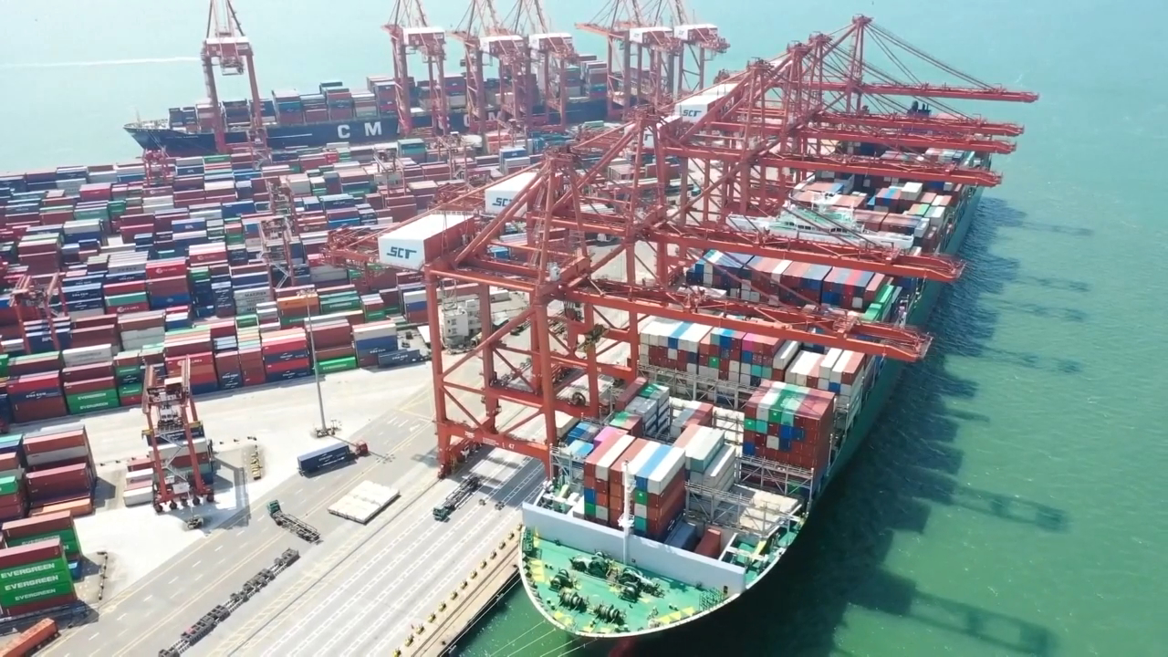 有片丨創(chuàng)歷史同期新高！粵港澳大灣區(qū)內(nèi)地九市前7個月外貿(mào)總值達(dá)4.96萬億元