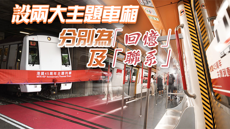港鐵通車45周年復(fù)古主題列車由彩虹站開出 鐵路迷：猶如時(shí)光倒流