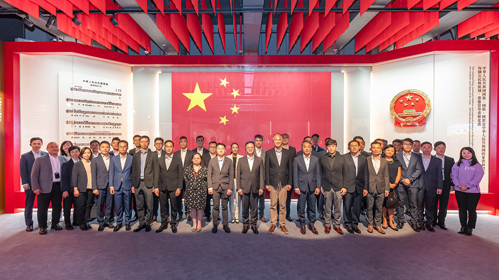 懲教署署長率領(lǐng)管理層 參觀國家安全展覽廳