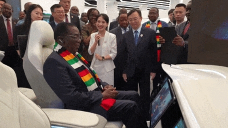 津巴布韋總統(tǒng)點(diǎn)讚深圳車