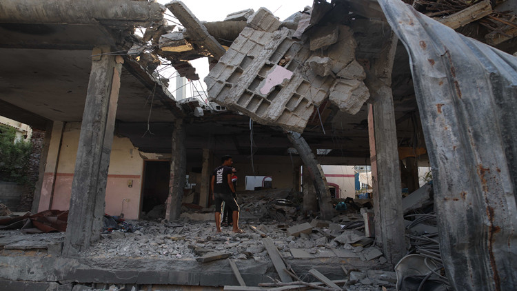 以色列爆發(fā)本輪巴以衝突以來最大規(guī)?？棺h活動(dòng)