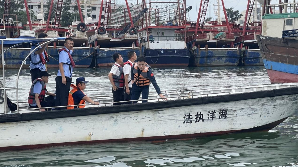 廣西2024年海洋伏季休漁專項執(zhí)法維護我國海洋權益