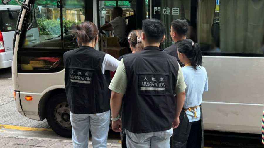 入境處展開反非法勞工行動(dòng)拘12人