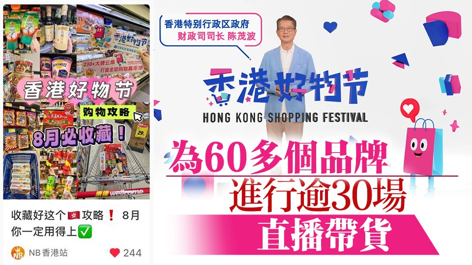 首屆香港好物節(jié)總瀏覽人次逾9000萬 貿(mào)發(fā)局正積極準備下屆