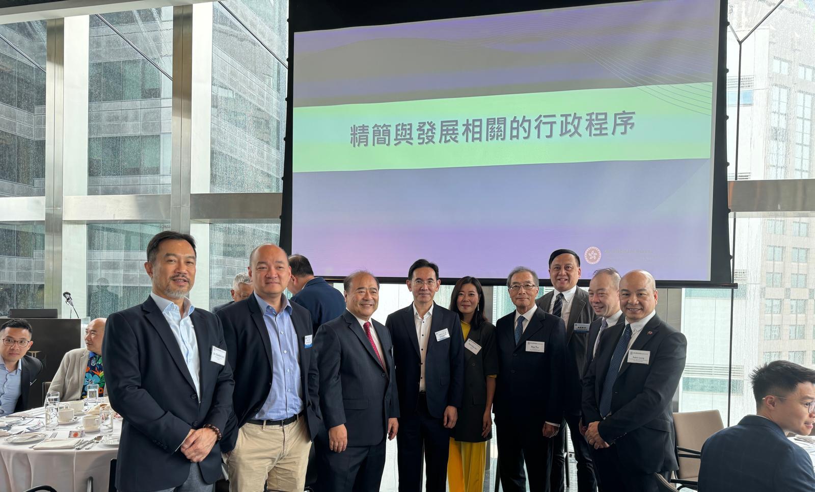 房地產(chǎn)協(xié)會(huì)邀林智文講「採取便利發(fā)展及協(xié)同合作的思維」