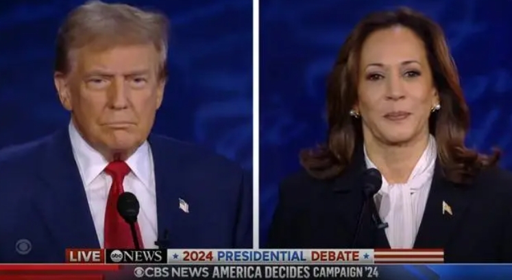 特朗普與哈里斯首場(chǎng)辯論開始 美媒：最引人注目的時(shí)刻