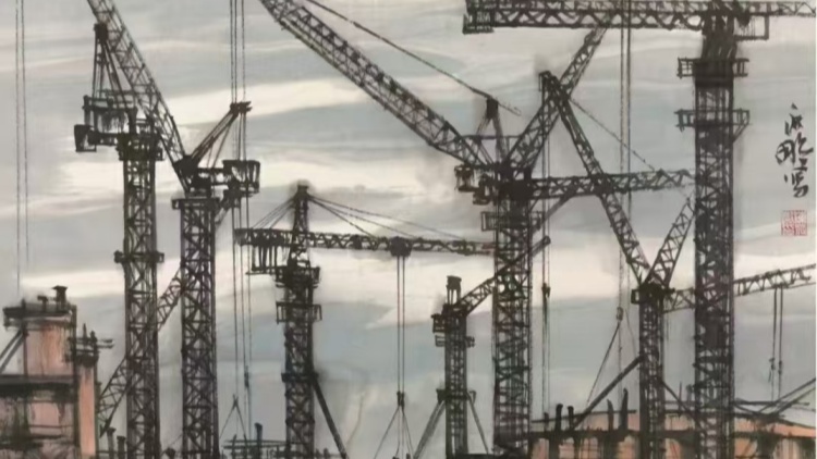 珠海市政協(xié)辦書畫展賀國慶