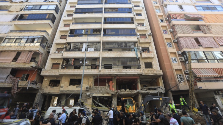 以軍對黎巴嫩南部進行大規(guī)模打擊