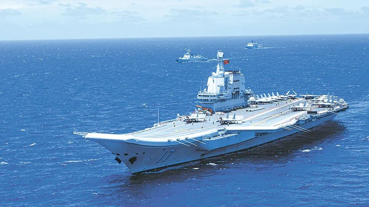 山東艦航母編隊位西太平洋等開展實戰(zhàn)化訓練 提升遠海遠域作戰(zhàn)能力