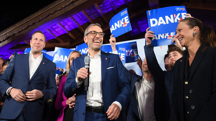外媒：極右翼政黨贏下奧地利選舉，執(zhí)政前景尚不明朗
