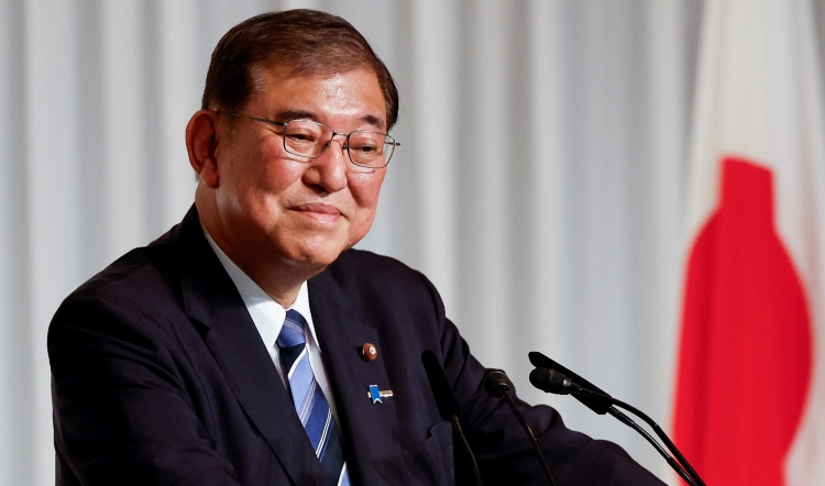 日本首相石破茂發(fā)表施政演說